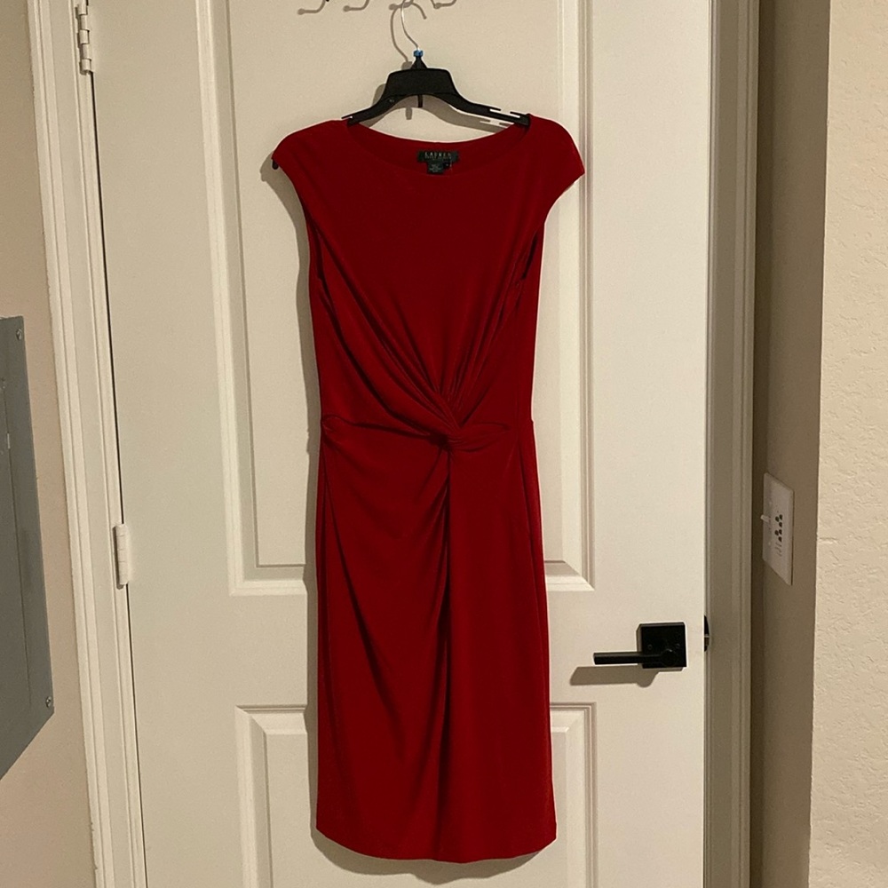 LAUREN Ralph Lauren Dress Size 10 Red